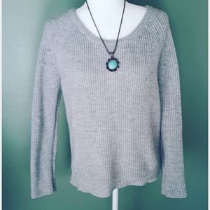 Lumiere Gray Knit Sweater